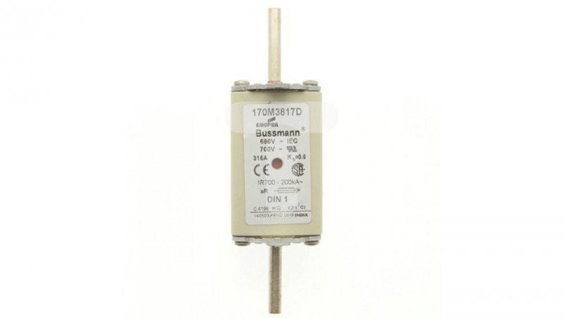 Wkładka bezpiecznikowa DIN1 315A aR 690V 170M3817D
