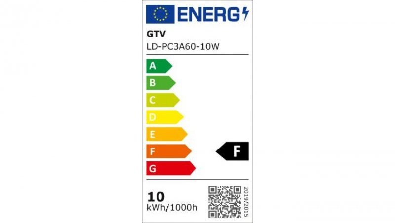 Żarówka LED A60 SMD 2835 ciepła biała E27 10W AC 220-240V 220st. LD-PC3A60-10W