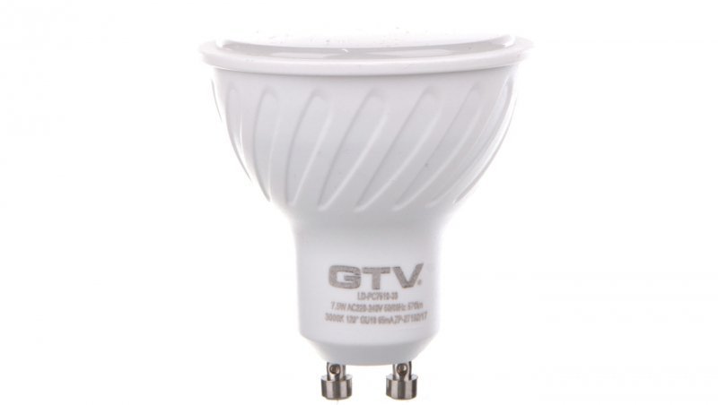 Żarówka LED GU10 7,5W 570lm 3000K AC 220-240V 120st. LD-PC7510-30