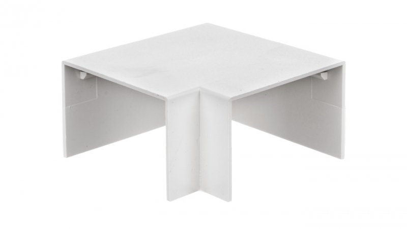 Narożnik do kanałów kablowych płaski  AP 60x40 biały ECAP6040B