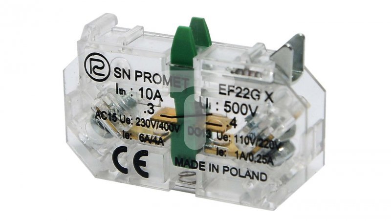 Element łączeniowy EF22GX do przycisków sterowniczych serii NEF22 i NEK22M W0-Ł EF22GX