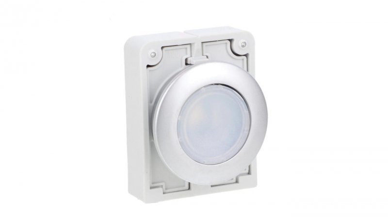 Napęd przycisku 30mm płaski biały z podświetleniam z samopowrotem  M30C-FDL-W 182925 M30C-FDL-W 182925