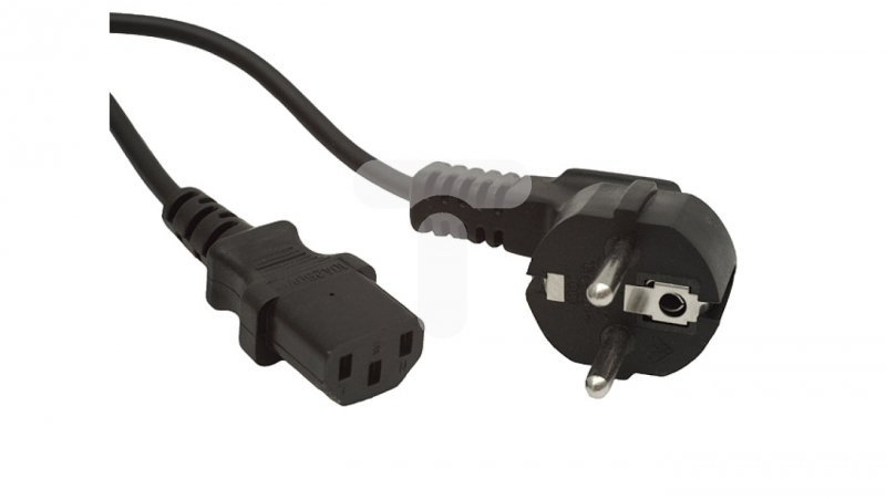Kabel zasilający CEE 7/7 - IEC 320 C13 10m VDE czarny CA-C13C-11CC-0100-BK