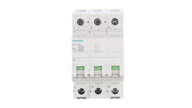 Rozłącznik modułowy 40A 3P 400V 5TL1340-0