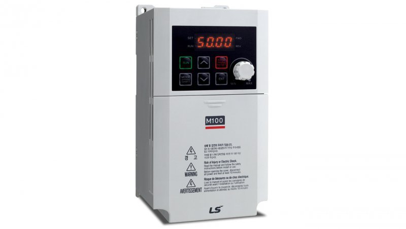 Falownik 1-fazowy 230V 0,75kW 4,2A M100 LSLV0008M100-1EOFNA