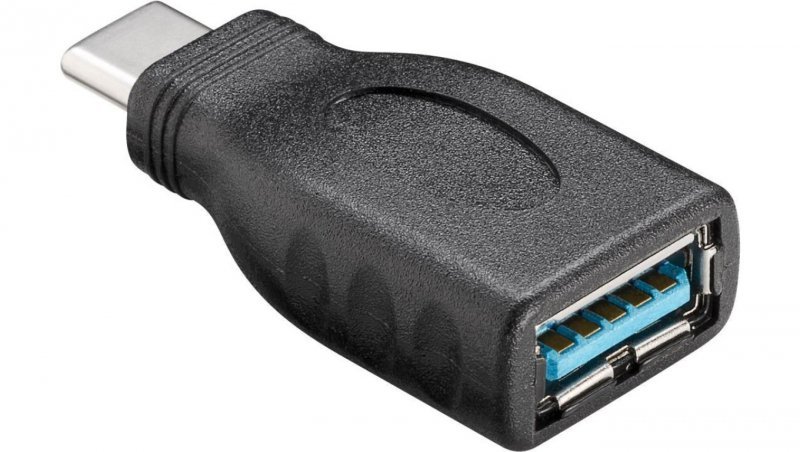 Adapter USB-C &gt; USB-A 3.0 czarny 45395