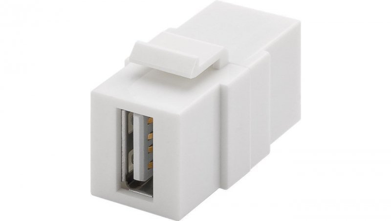 Keystone moduł USB 2.0 - gniazdo USB-A &gt; gniazdo USB-A 79909