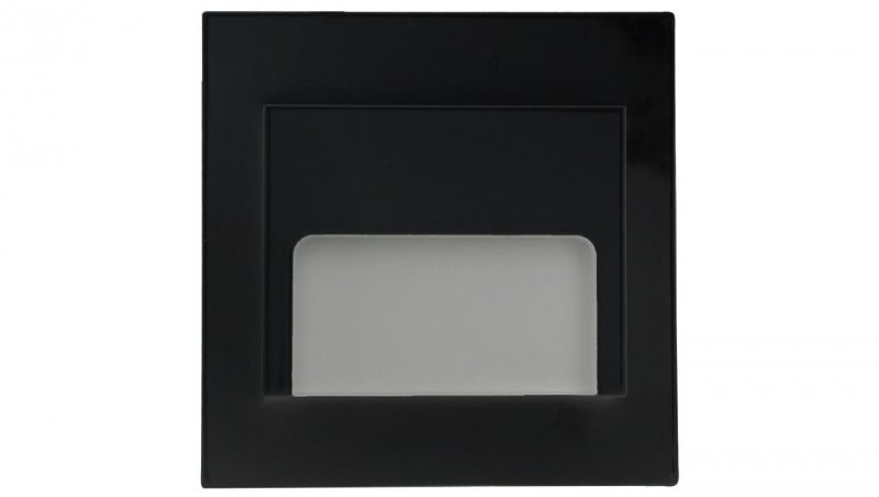 Oprawa Ontario czarna 1,5W 12VDC ciepła 9 led smd 3014 kwadrat do puszki fi 60
