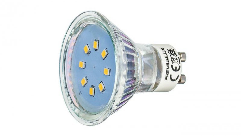 Żarówka Gu10 8 led smd 2835 1W neutralna biała naturalna dzienna