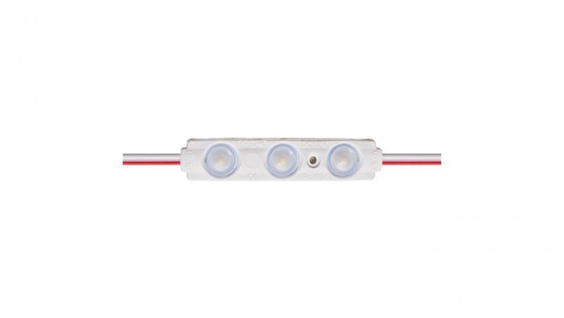 Moduł 160st 3 led smd 2835 0,72W ciepły 3000K 12VDC 65lm