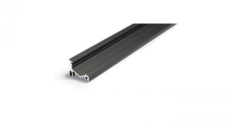 Profil led Corner10 2m kątowy czarny 83050021