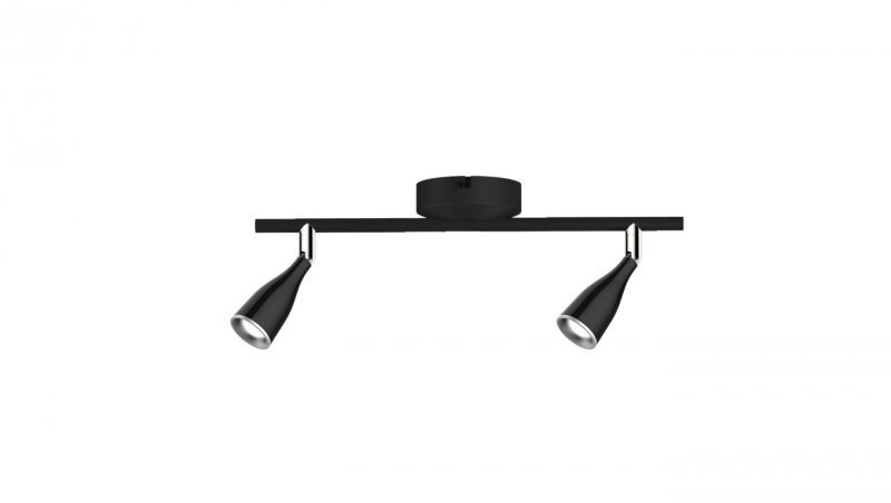 Lampa Ścienna VT-810 9W 3000K 680lm Czarna 8267