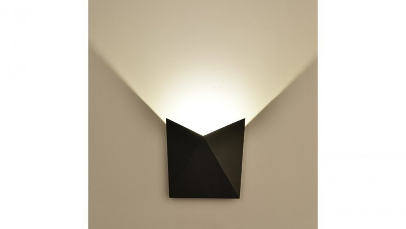 Oprawa elewacja VT-825 5W LED WALL LIGHT COLORCODE:3000K -BLACK BODY 8282