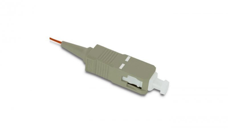 Qoltec Pigtail światłowodowy SC/UPC Multimode 50/125 OM2 2m