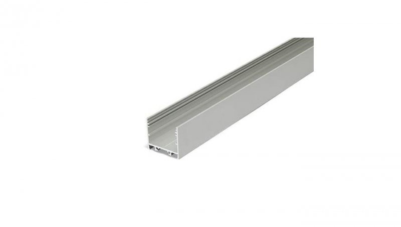 Profil led Vario30-02 ACDE-9/TY srebrny anodowany 2MB aluminiowy V3060020