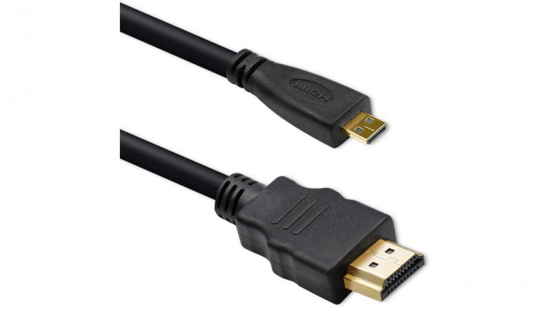 Qoltec Kabel HDMI v1.4 Micro HDMI High speed 4K 30Hz GOLD 3m
