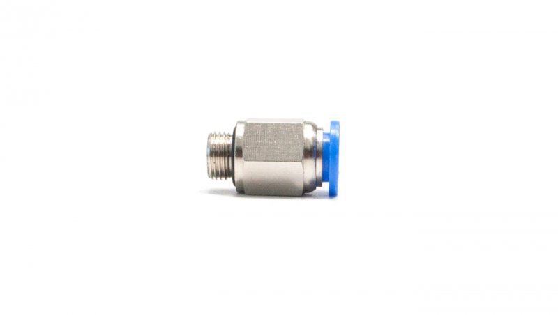 Złączka wtykowa prosta mosiężna niklowana do węża 6 G1/4z 122.014-6