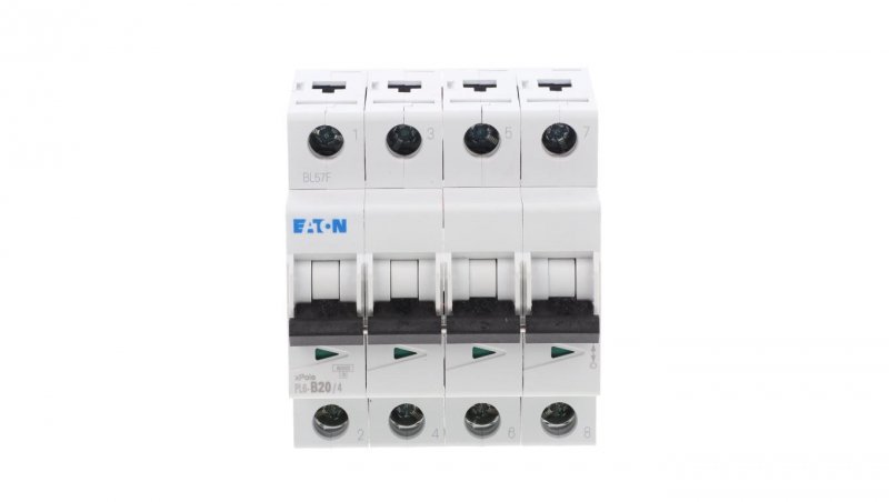 Wyłącznik nadprądowy 4P B 20A 6kA AC PL6-B20/4 166497