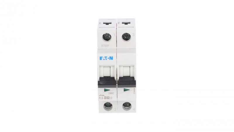 Wyłącznik nadprądowy 2P D 32A 6kA AC PL6-D32/2 286582