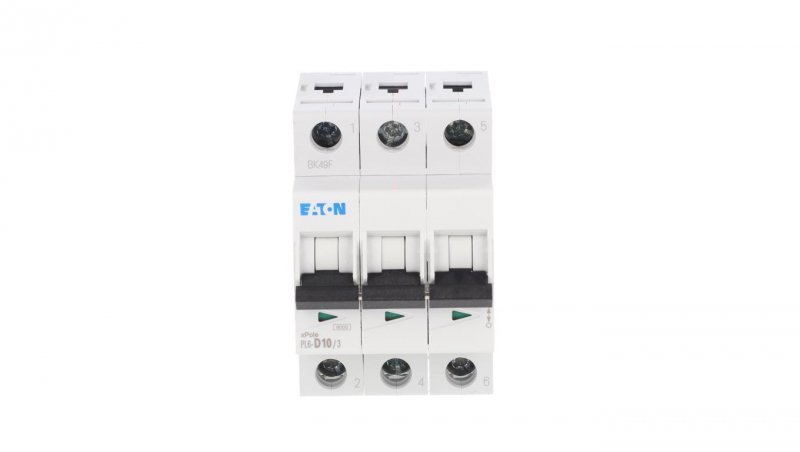 Wyłącznik nadprądowy 3P D 10A 6kA AC PL6-D10/3 286611