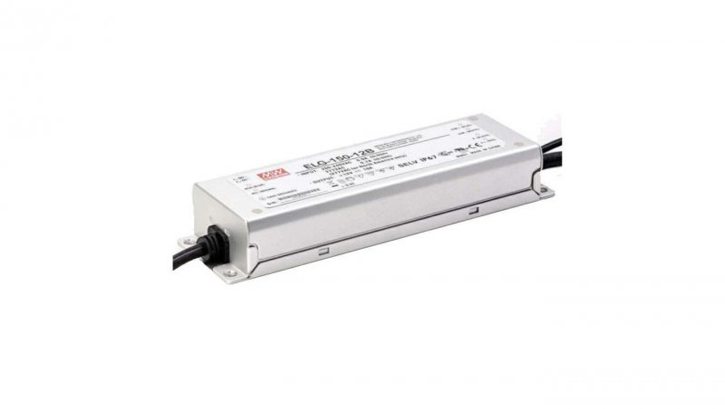 Zasilacz led MeanWell 120W 12VDC ELG-150-12B IP67 10A - ściemnialny 1-10V