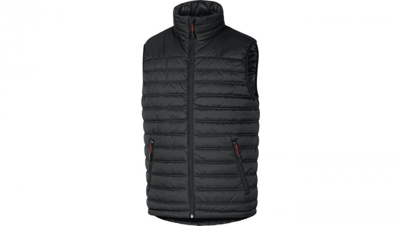 Kamizelka puchowa z poliamidu Ripstop powlekanego Pu kolor czarny rozmiar XL GDOONNRXG