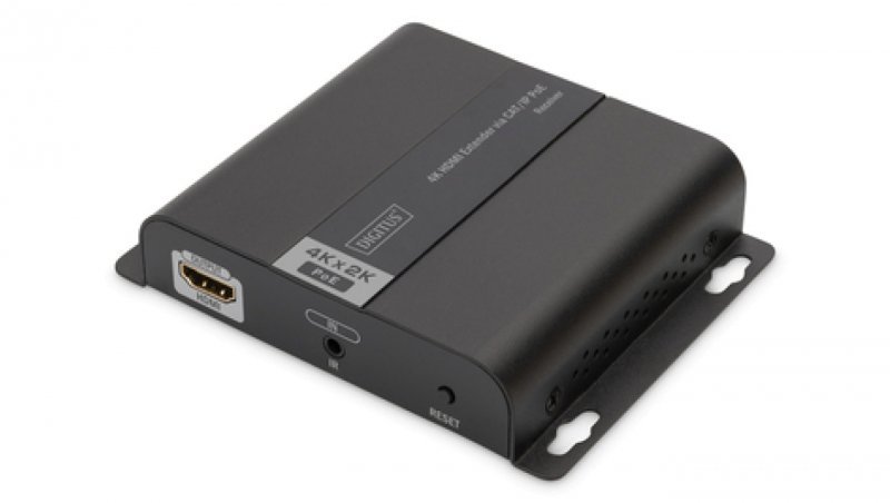 Przedłużacz/Extender HDMI IP/Cat.5/6/7 120m 4K 30Hz UHD PoE HDCP 1.4 IR audio (odbiornik) DS-55125