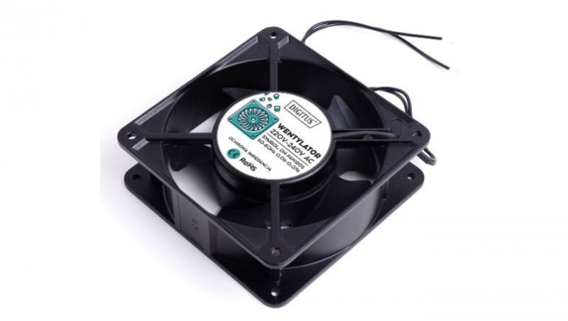 Wentylator 220V AC 38mm łożysko ślizgowe DN-FAN120S