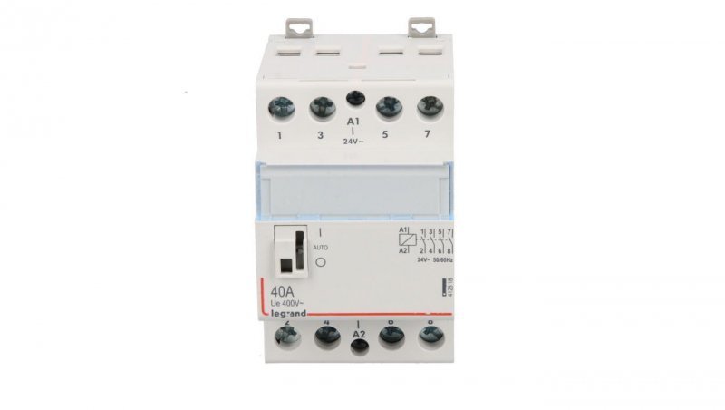 Stycznik modułowy 40A 4Z 0R 24V AC SM340 /z manipulatorem/ 412518