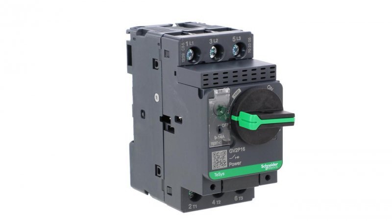 Wyłącznik silnikowy 3P 5,5kW 9-14A GV2P16