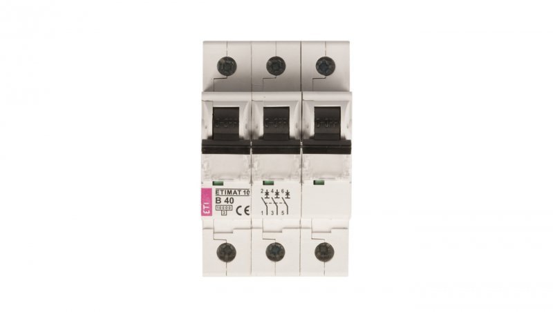Wyłącznik nadprądowy 3P B 40A 10kA AC ETIMAT10 002125720