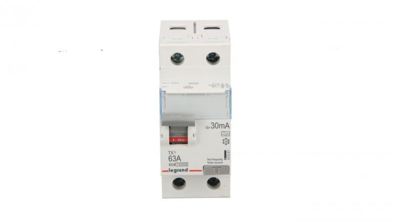 Wyłącznik różnicowoprądowy 2P 63A 0,03A typ A P302 TX3 411561