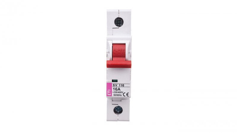 Rozłącznik modułowy 16A 1P 230/400V SV 116 002423121