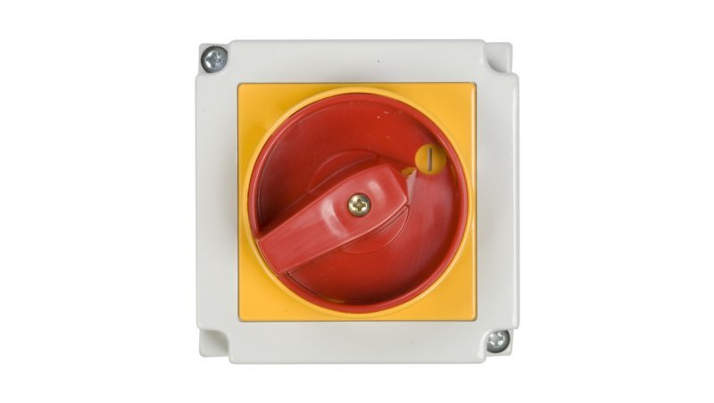 Łącznik krzywkowy awaryjny 0-1 3P 25A w obudowie 4G25-10-PK S6 63-241673-031