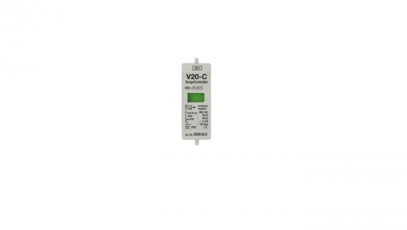 Wkładka ogranicznika przepięć C Typ 2 Typ 2 20kA 1,3kV V20-C/0-280 5099609