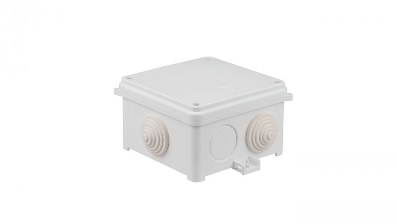 Puszka n/t hermetyczna pusta 93x93x53mm IP55 biała N 90x90 35120206