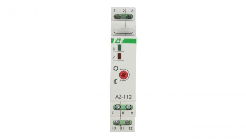 Automat zmierzchowy 16A 230V 2-1000lx DIN AZ-112