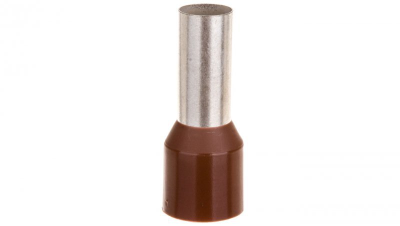 Końcówka tulejkowa izolowana TI 25mm2/16mm brązowa cynowana TI25L16DE /100szt./