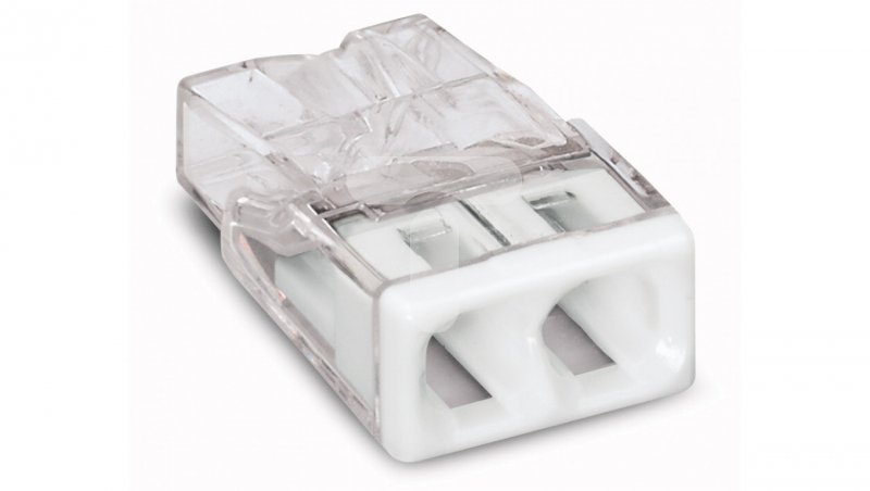 Szybkozłączka 2x 0,5-2,5mm2 transparentna 2273-202 /100szt./