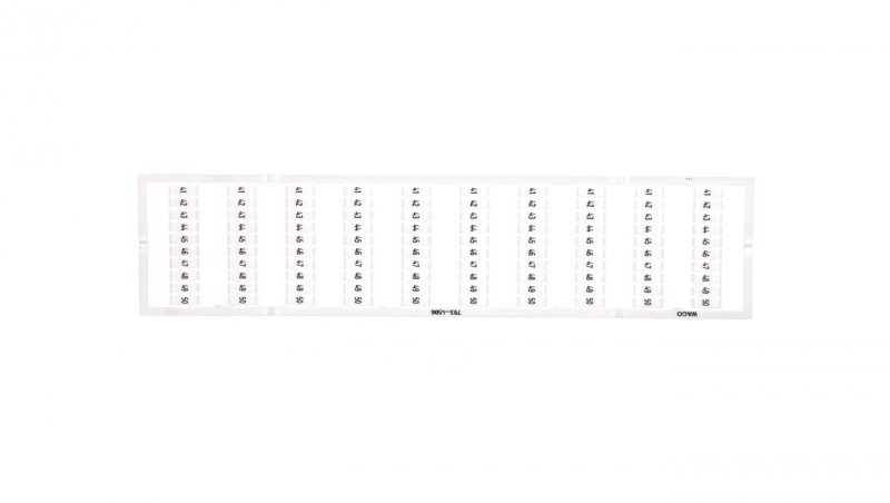 Oznaczniki WMB 10x 41-50 793-4506 /5szt./