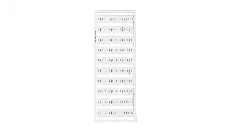 Ramka z oznacznikami 10x 1-10 209-502 /5szt./