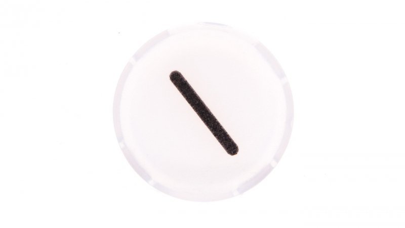 Soczewka przycisku 22mm płaska biała z symbolem START I M22-XDL-W-X1 218296