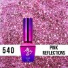 Lakier hybrydowy Molly Nails Luxury Glam Pink Reflections 8g Nr 540