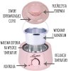 Podgrzewacz do wosku LoveWax AX300 różowy 200W 500 ml