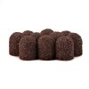 Kapturki do pedicure 10 mm gradacja 60 10 szt AlleMed Brązowy Brown