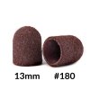 Kapturki do pedicure 13 mm gradacja 180 10 szt AlleMed Brązowy Brown
