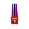 Lakier do stempli i stampingu MollyLac czerwony 10ml Nr 5