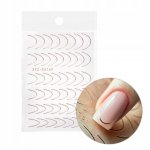 Naklejki Do Zdobienia Paznokci Samoprzylepne Linia Uśmiechu Rose STZ-CS169