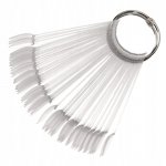 Wzornik kolorów na kółku Allepaznokcie bezbarwny