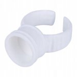 Pierścionek do pigmentu kleju do rzęs biały 1 szt